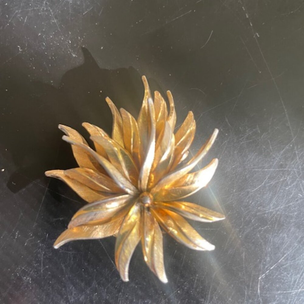 Dior, Gold Plated Brooch- GROSSE 1959 Made in Germany - Picture 3 of 5